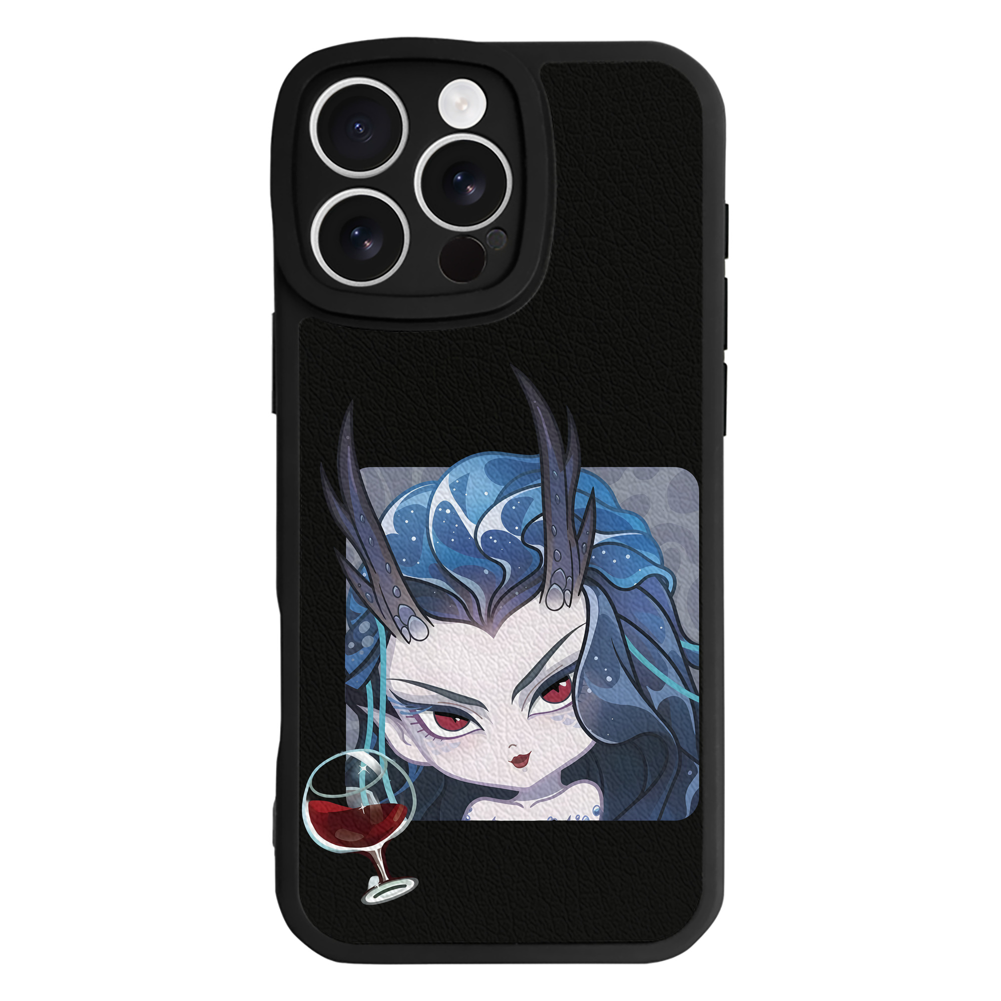 （画像用） Ne Zha 2 ナタ 魔童の大暴れ 【iPhone 16シリーズ対応】シリコンスマホケース（レザー調） 材質：シリコン